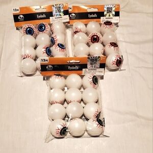 Halloween Plastic Eyeballs 36pc